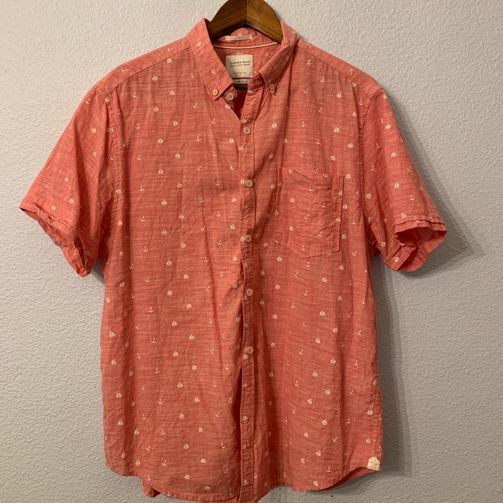 Cactus Man button down Sz (XL) slim fit
